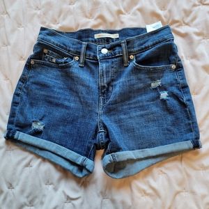 Levi's Mid Length Jean Shorts